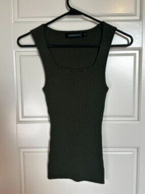 Sweater Type Tank Top Merokeety